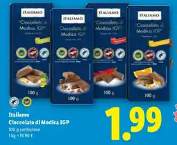 Lidl Italiamo Cioccolato di Modica IGP offerta