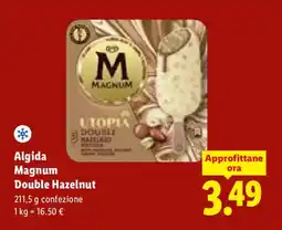 Lidl Algida Magnum Double Hazelnut offerta