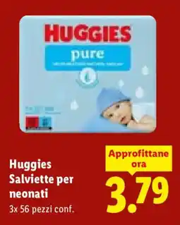Lidl Huggies Salviette per neonati offerta