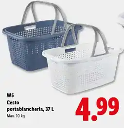 Lidl W5 Cesto portabiancheria offerta