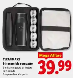 Lidl CLEANMAXX Stiracamicie compatto offerta