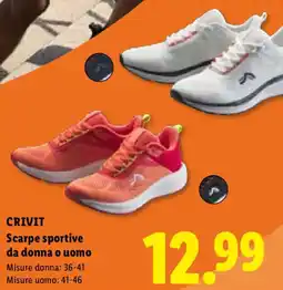 Lidl CRIVIT Scarpe sportive da donna o uomo offerta