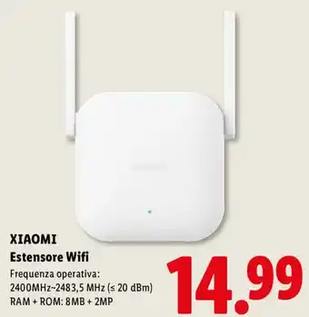 Lidl XIAOMI Estensore Wifi offerta