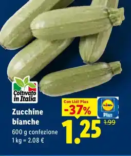 Lidl Zucchine bianche offerta