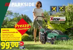 Lidl PARKSIDE Tosaerba ricaricabile 40V offerta