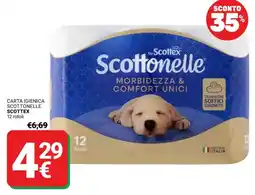 Supermercati Gulliver Carta igienica scottonelle SCOTTEX offerta