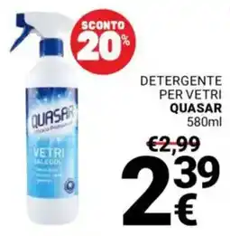 Supermercati Gulliver Detergente per vetri QUASAR offerta