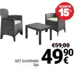 Supermercati Gulliver Set giardino offerta