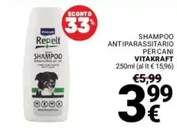 Supermercati Gulliver Shampoo antiparassitario percani VITAKRAFT offerta