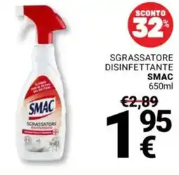 Supermercati Gulliver Sgrassatore disinfettante SMAC offerta