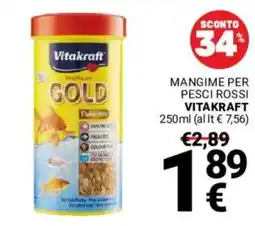 Supermercati Gulliver Mangime per pesci rossi VITAKRAFT offerta