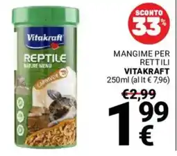 Supermercati Gulliver Mangime per rettili VITAKRAFT offerta