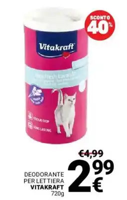 Supermercati Gulliver Deodorante per lettiera VITAKRAFT offerta