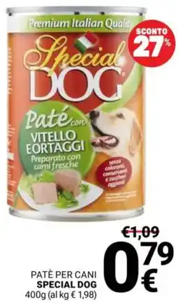 Supermercati Gulliver Patè per cani SPECIAL DOG offerta