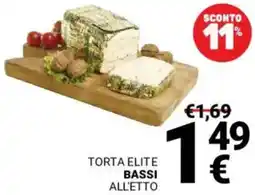 Supermercati Gulliver Torta elite BASSI offerta