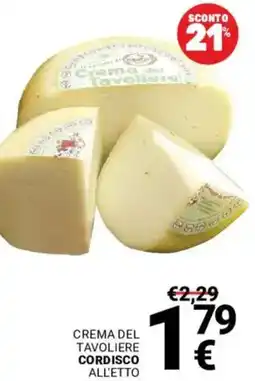 Supermercati Gulliver Crema del tavoliere CORDISCO offerta