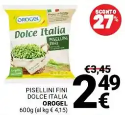 Supermercati Gulliver Pisellini fini dolce italia OROGEL offerta
