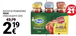 Supermercati Gulliver Succo di pomodoro YOGA offerta