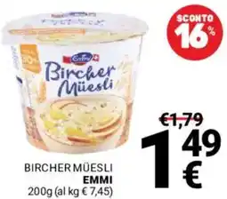 Supermercati Gulliver Bircher muesli EMMI offerta