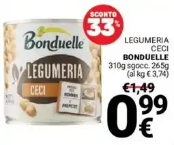 Supermercati Gulliver Legumeria ceci BONDUELLE offerta
