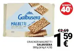 Supermercati Gulliver Cracker magretti GALBUSERA offerta