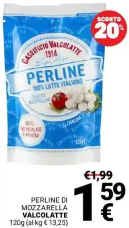 Supermercati Gulliver Perline di mozzarella VALCOLATTE offerta