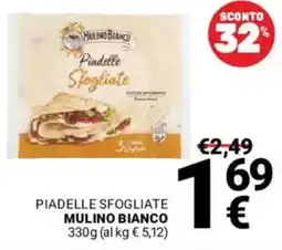 Supermercati Gulliver Piadelle sfogliate MULINO BIANCO offerta
