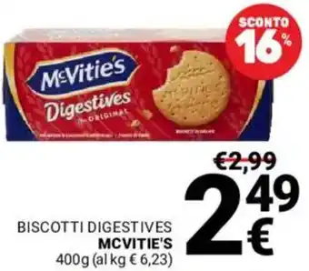 Supermercati Gulliver Biscotti digestives MCVITIE'S offerta