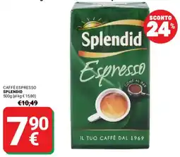 Supermercati Gulliver Caffè espresso SPLENDID offerta