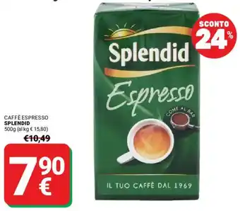 Supermercati Gulliver Caffè espresso SPLENDID offerta