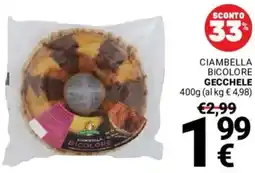 Supermercati Gulliver Ciambella bicolore GECCHELE offerta