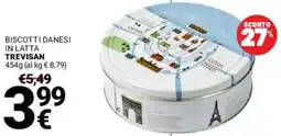 Supermercati Gulliver Biscotti danesi in latta TREVISAN offerta