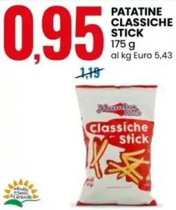 Eurospin Patatine classiche stick offerta