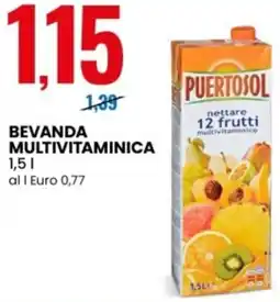 Eurospin PUERTOSOL bevanda multivitaminica offerta