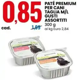 Eurospin Paté premium per cani taglia m/l offerta