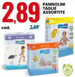 Eurospin HelloBaby pannolini taglie offerta