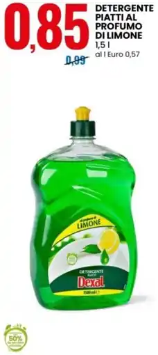 Eurospin Detergente piatti al profumo di limone offerta