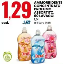 Eurospin Dexal ammorbidente concentrato profumo offerta