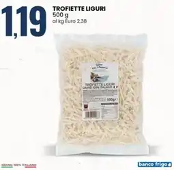 Eurospin Giro tra i Sapori trofiette liguri offerta