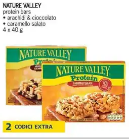 Deco Market NATURE VALLEY protein bars, arachidi & cioccolato, caramello salato offerta