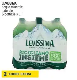 Deco Market LEVISSIMA acqua minerale naturale offerta