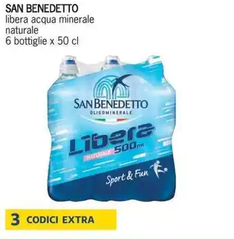 SAN BENEDETTO libera acqua minerale naturale