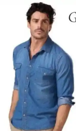 Eurospin JACKBERG camicia denim uomo manica lunga offerta