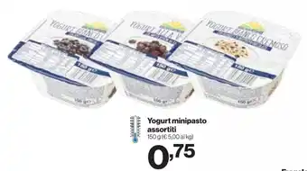 Yogurt minipasto