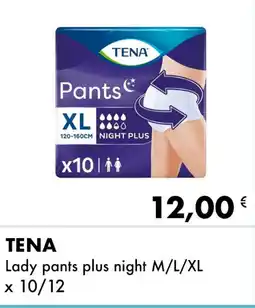 Iper Tosano TENA Lady pants plus night M/L/XL offerta