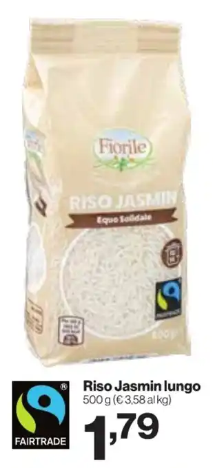 In'S Mercato FAIRTRADE Riso Jasmin lungo offerta