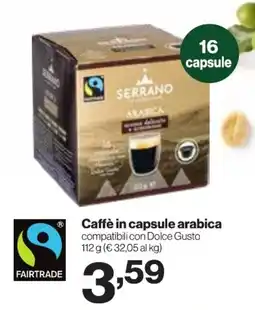 In'S Mercato FAIRTRADE Caffè in capsule arabica offerta