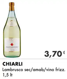 Iper Tosano CHIARLI Lambrusco sec/amab/vino frizz. offerta