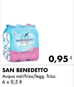 Iper Tosano SAN BENEDETTO Acqua nat/frizz/legg. frizz. offerta