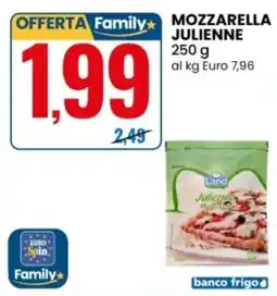 Eurospin Land mozzarella julienne offerta